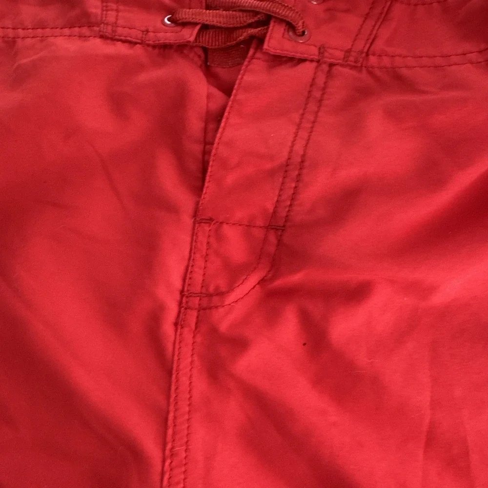 Body Glove Men's‎ Board Shorts Swim Trunks Size 40 Red Drawstring Waist